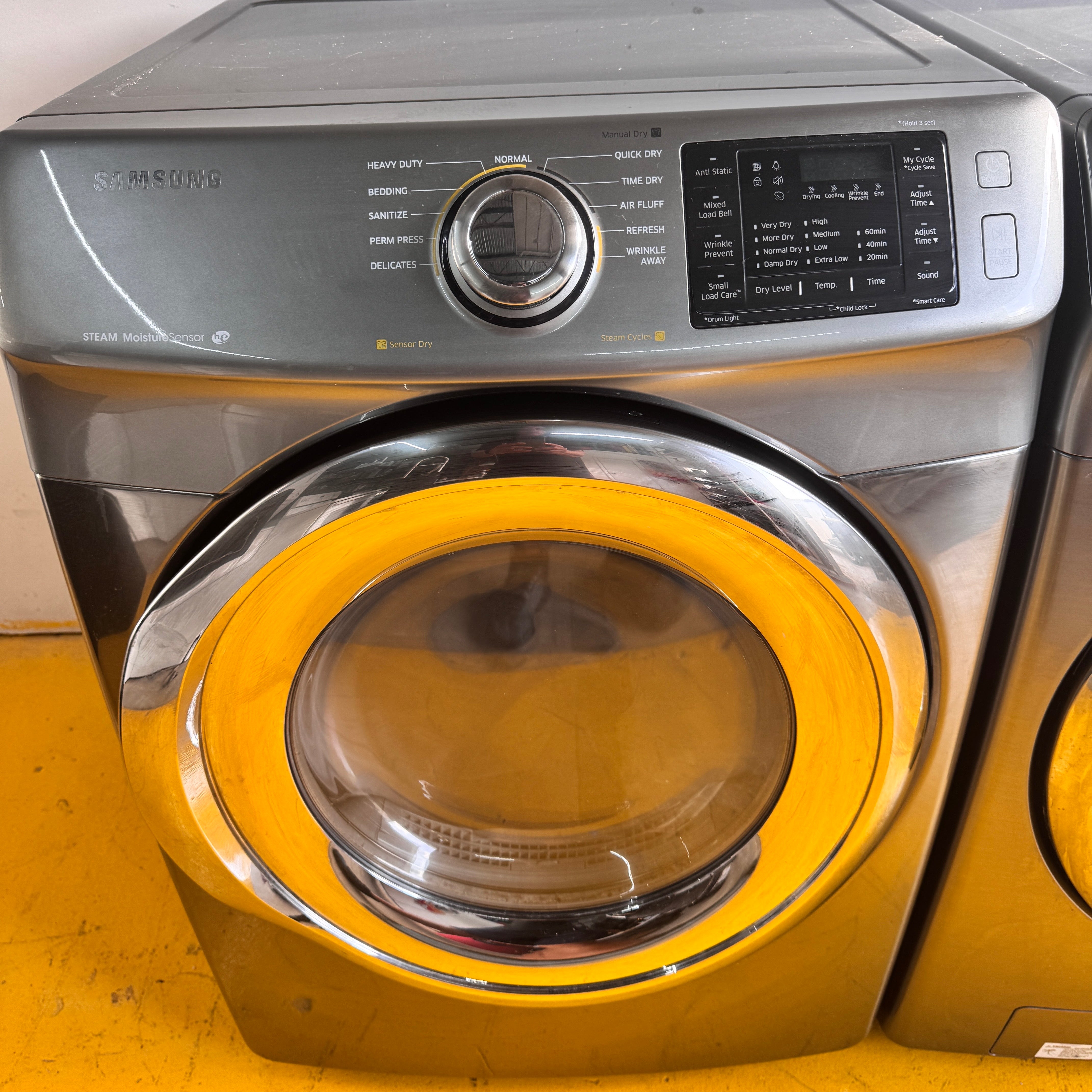 Samsung Washer and Dryer Front Load - Grey Samsung Washer and Dryer Front Load - Grey